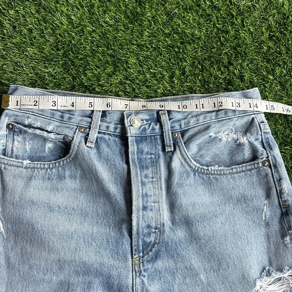 AGOLDE 90s Distressed Grunge High Rise Jeans size 26 - Picture 3 of 8
